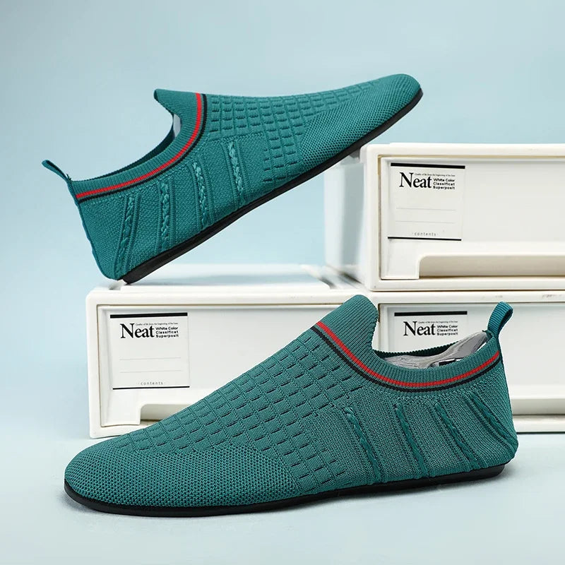 Spence Grid Slip-ons