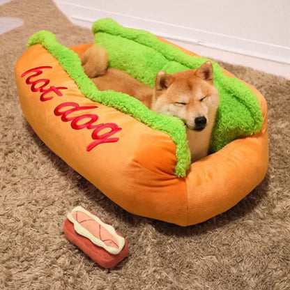 Hot Dog Cozy Bed