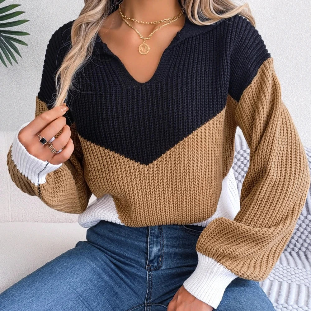 Celeste Chevron Sweater