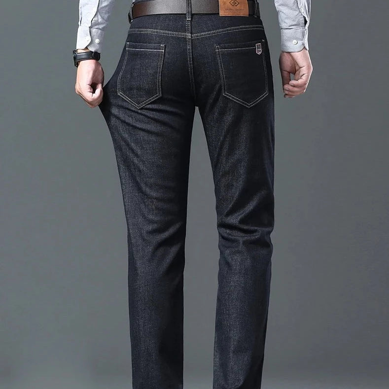 Fleece-Lined Classic Winter Jeans