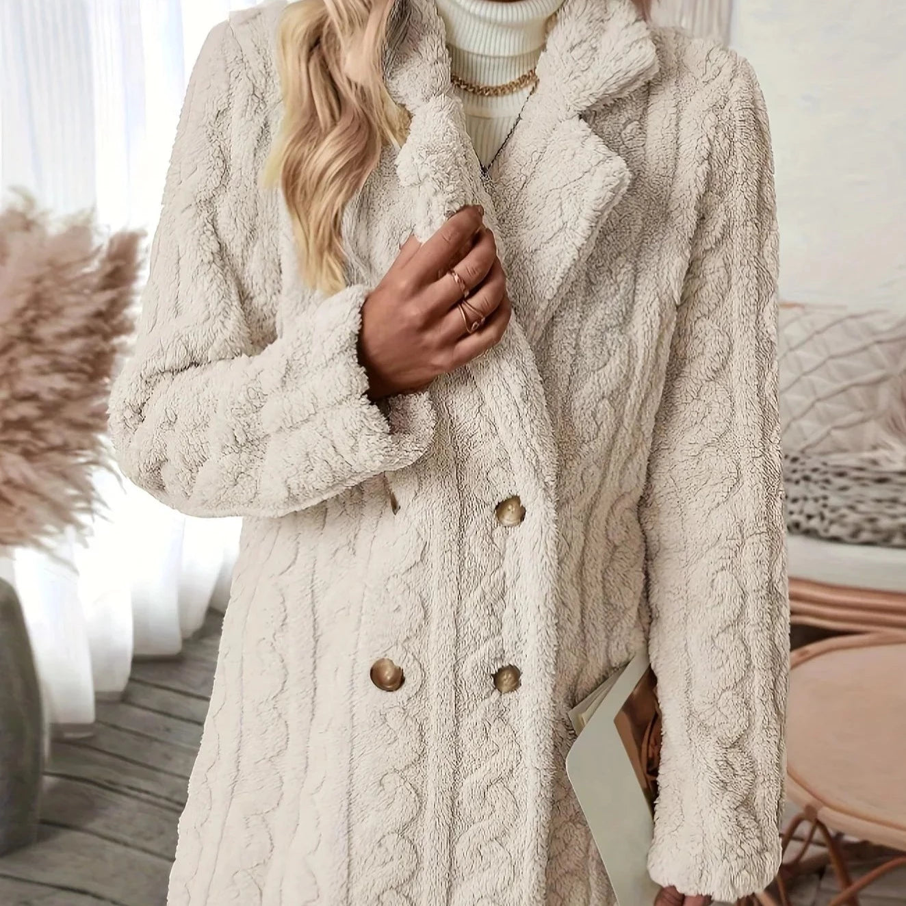 Mabel Teddy Faux Fur Coat