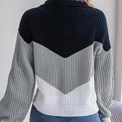 Celeste Chevron Sweater