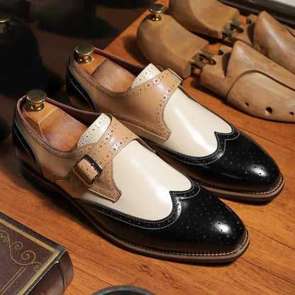 Bedford Wingtip Monk Strap