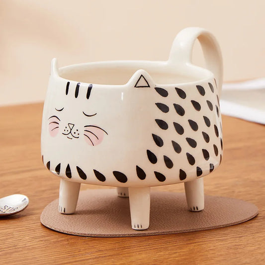 Whiskered Paws Ceramic Mug