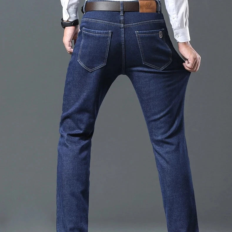 Fleece-Lined Classic Winter Jeans